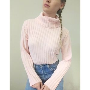💘Pink vintage Classic Elements turtle neck!💘